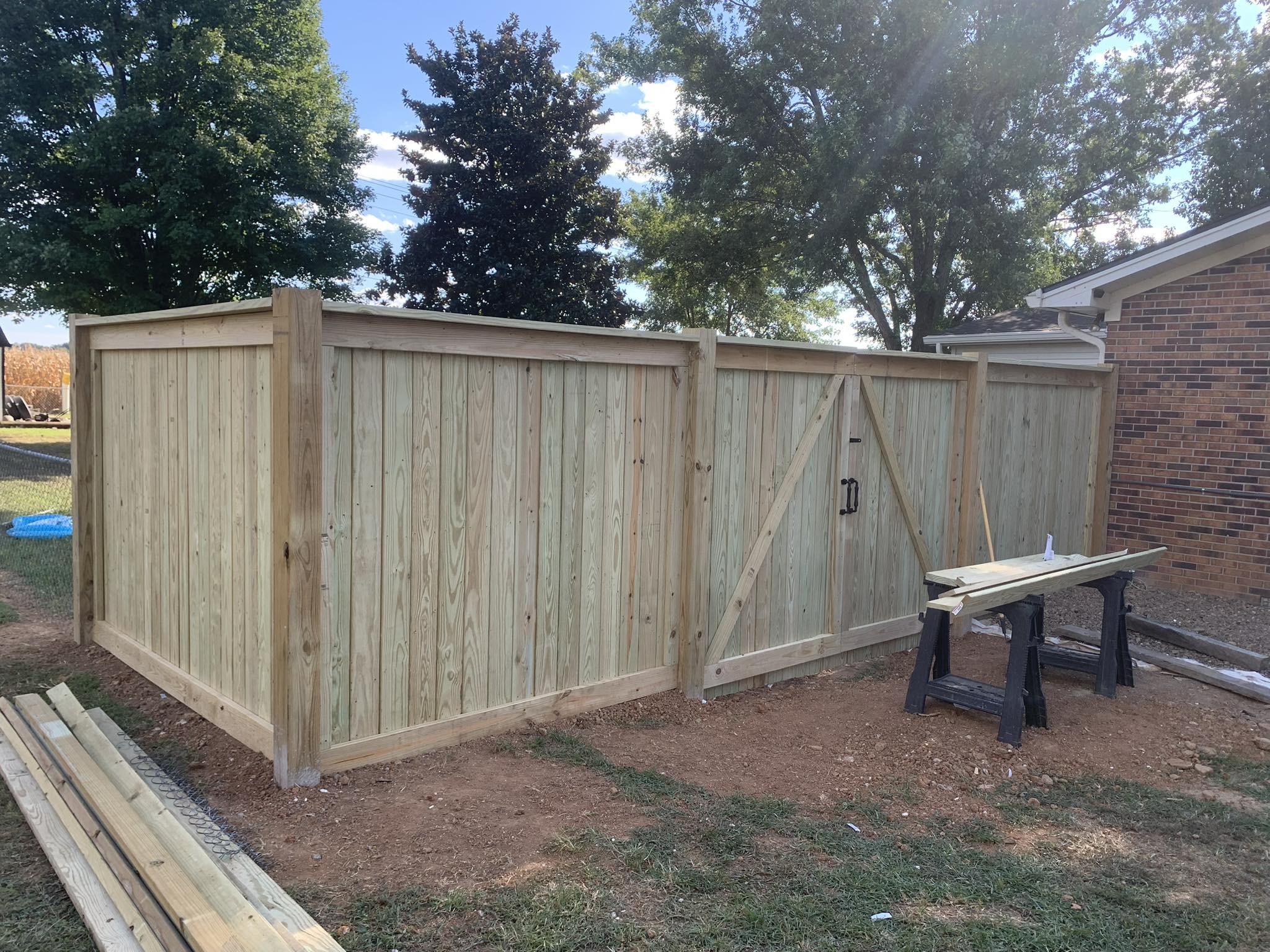 Fence work